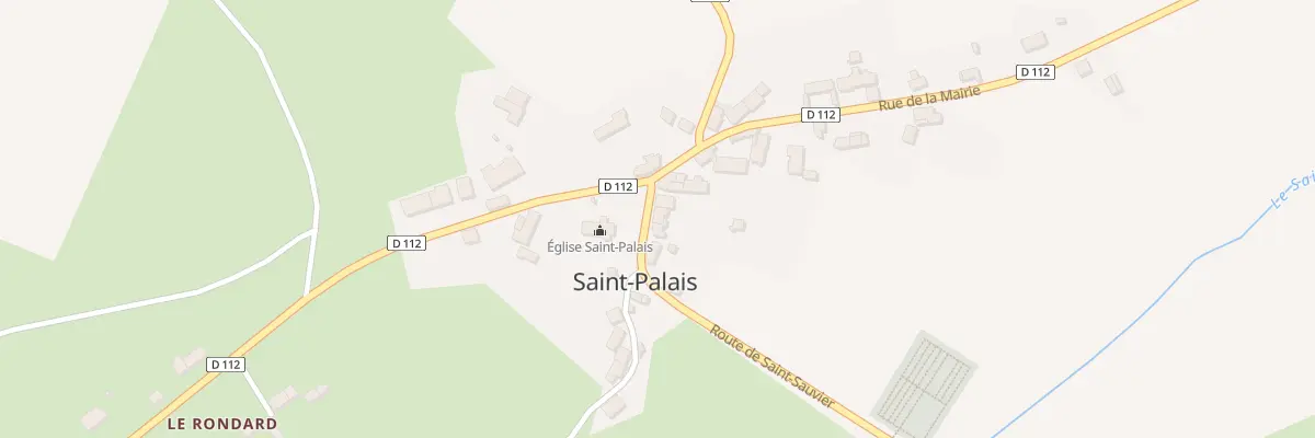Plan du 5025 Le Bourg à Saint-Palais