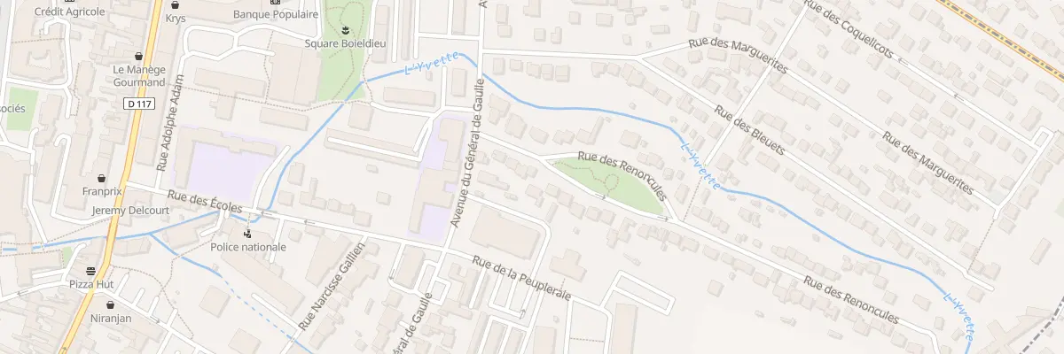 Plan du 8 Rue des Renoncules à Longjumeau