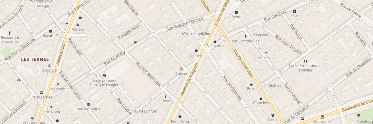 Plan du 85 Av de Wagram à Paris 17e Arrondissement