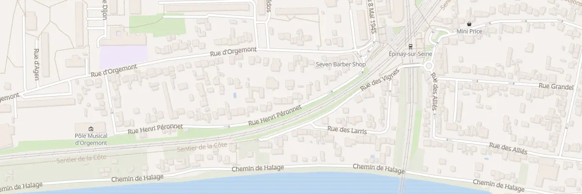 Plan du 30 Rue Henri Peronnet à Épinay-sur-Seine