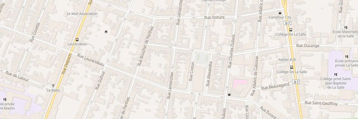 Plan du 41 Rue Lemerchier à Amiens