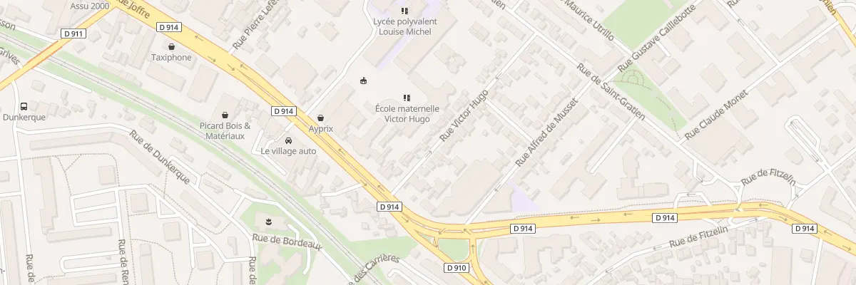 Plan du 5 Rue Victor Hugo à Épinay-sur-Seine