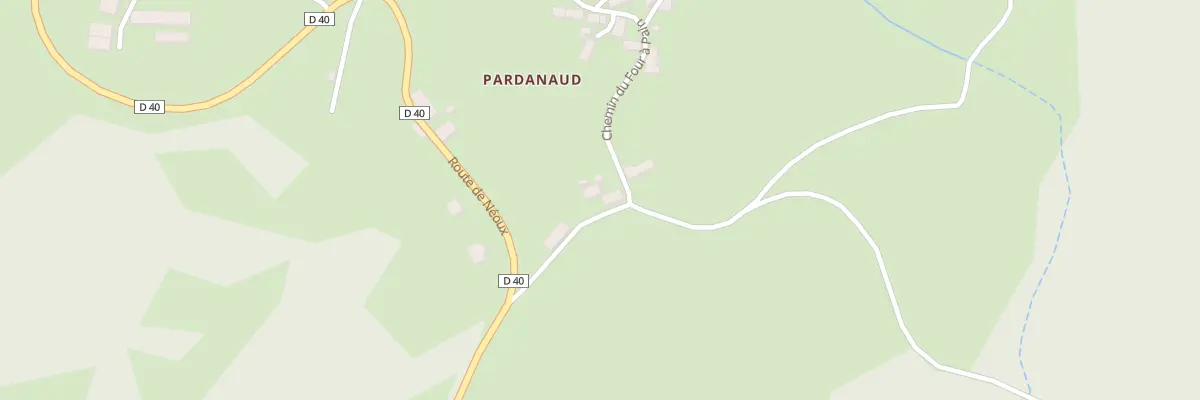 Plan du 5033 Pardanaud à Saint-Pardoux-d’Arnet