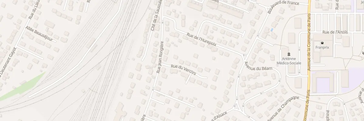Plan du 7 Rue du Vercors à Brétigny-sur-Orge