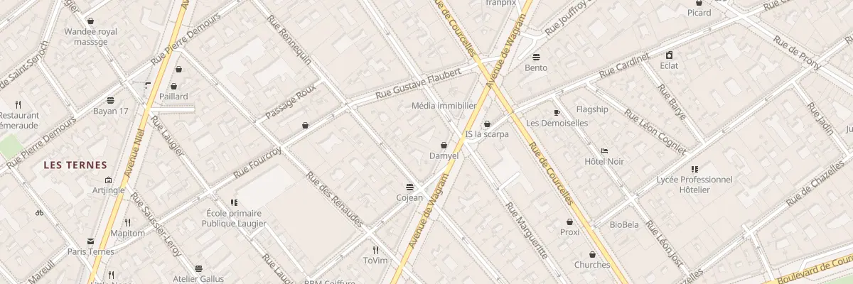 Plan du 87 Av de Wagram à Paris 17e Arrondissement