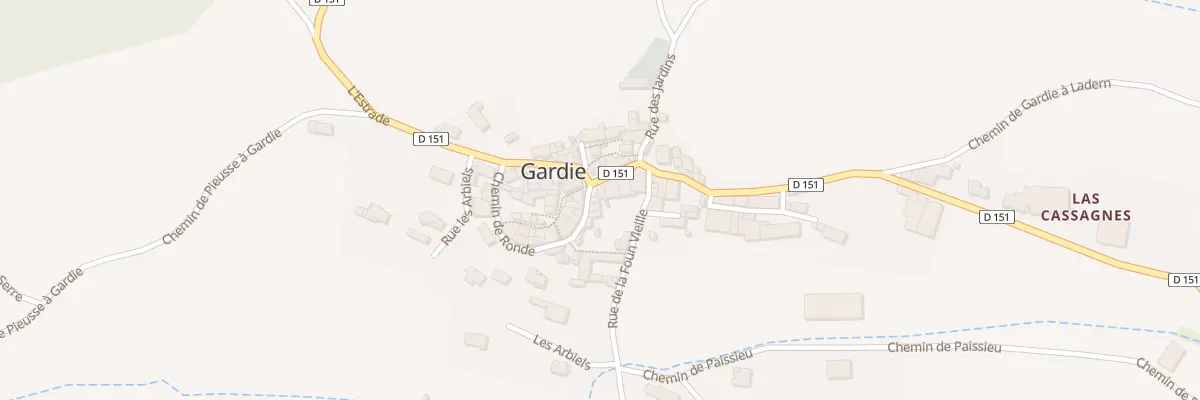 Plan du 29 Le Village à Gardie