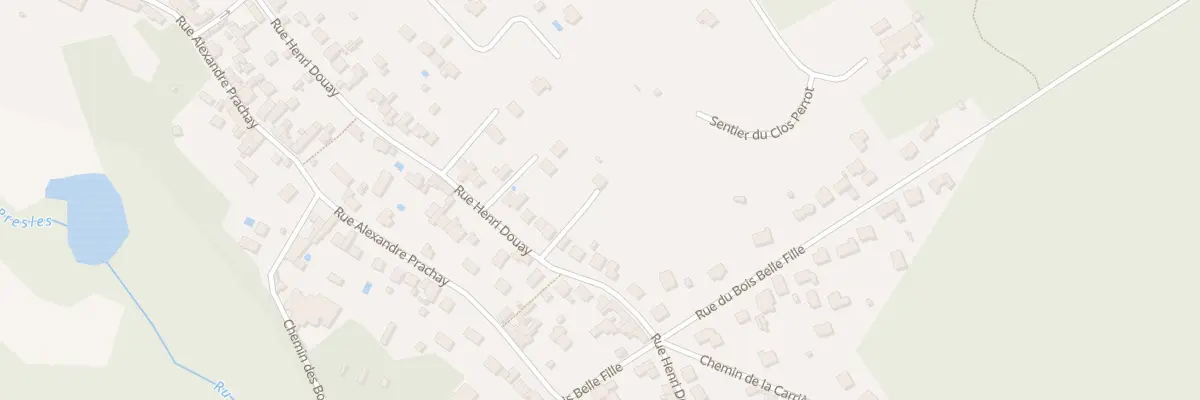 Plan du 16 Rue Henri Douay à Presles