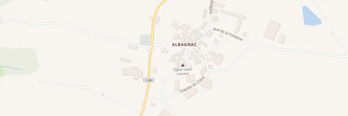 Plan du 5222 Albagnac à Sauveterre-de-Rouergue