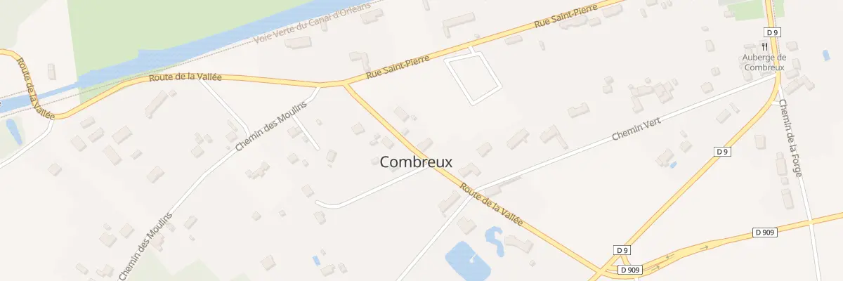 Plan du 24 Rte de la Vallée à Combreux