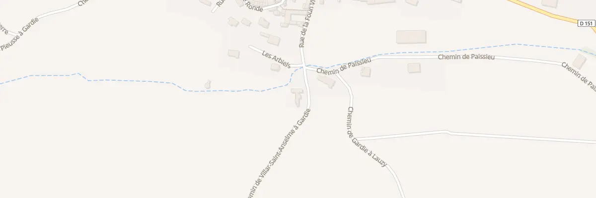 Plan du 1 L’Estrade à Gardie