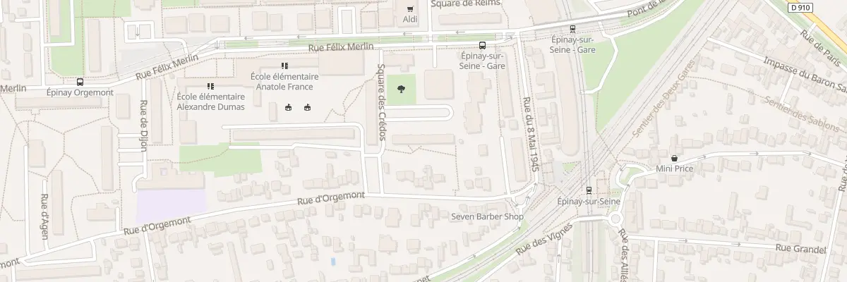 Plan du 4 Sq des Credos à Épinay-sur-Seine