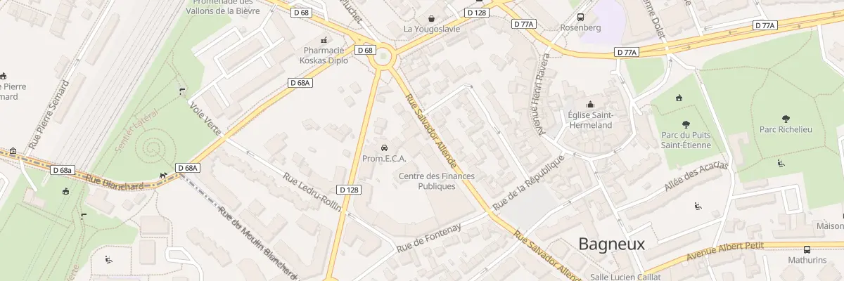 Plan du 31 Rue Salvador Allende à Bagneux