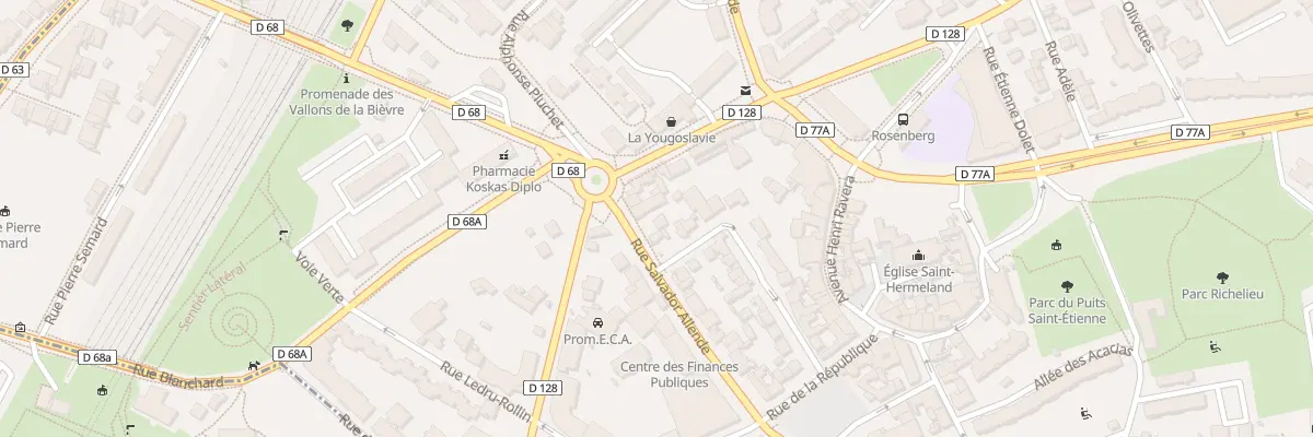 Plan du 32 Rue Salvador Allende à Bagneux