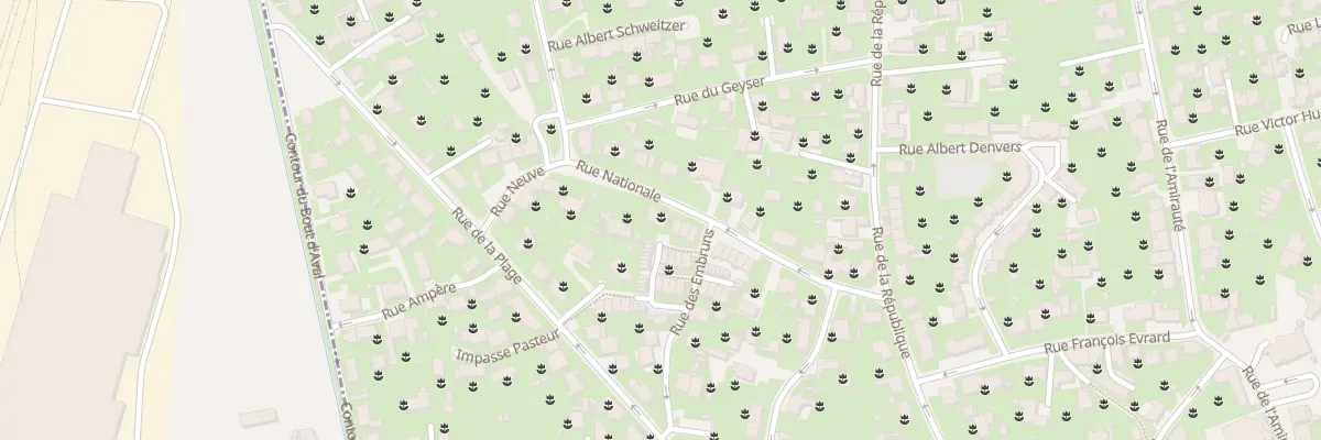 Plan du 9B Rue Nationale Fort Mardyck à Dunkerque