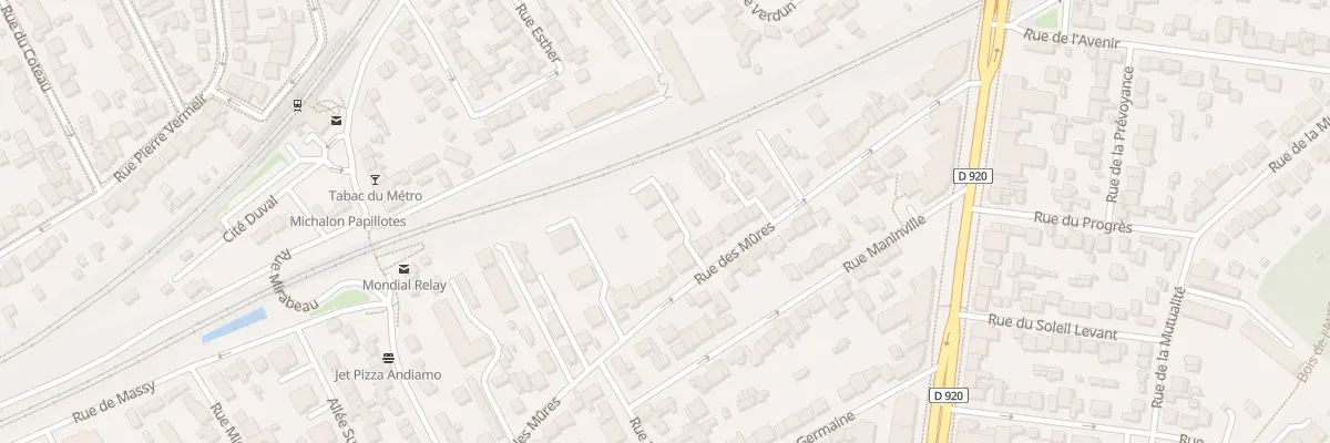Plan du 42 Rue des Mûres à Antony