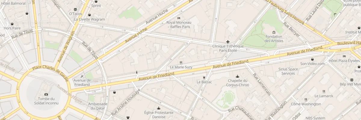 Plan du 26 Av de Friedland à Paris 8e Arrondissement
