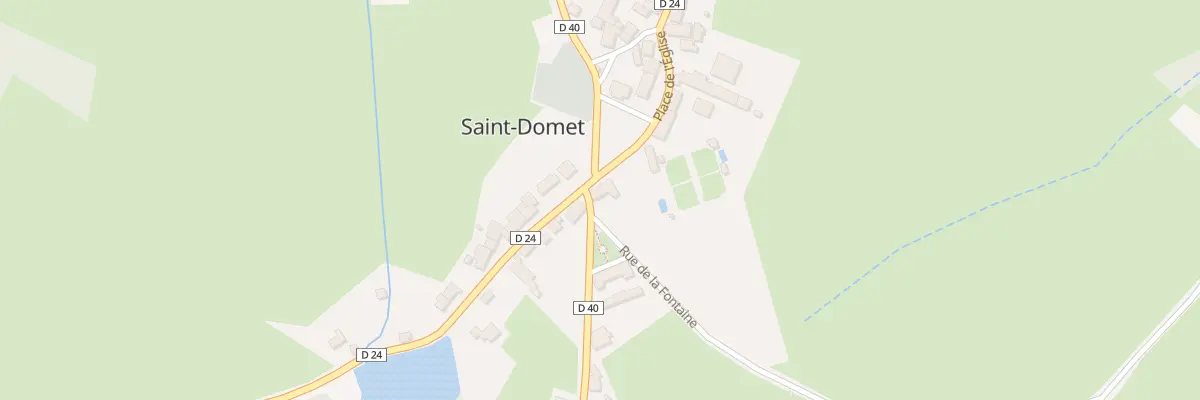 Plan du 1 Pl de la Mairie à Saint-Domet
