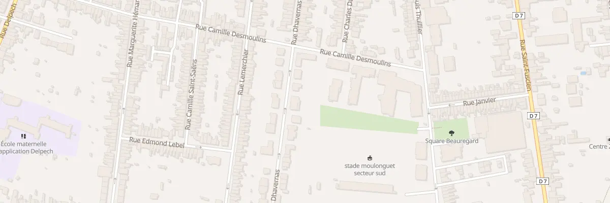 Plan du 107 Rue Dhavernas à Amiens