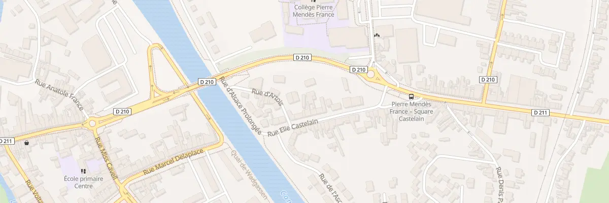 Plan du 16B Rue Elie Castelain à Arques