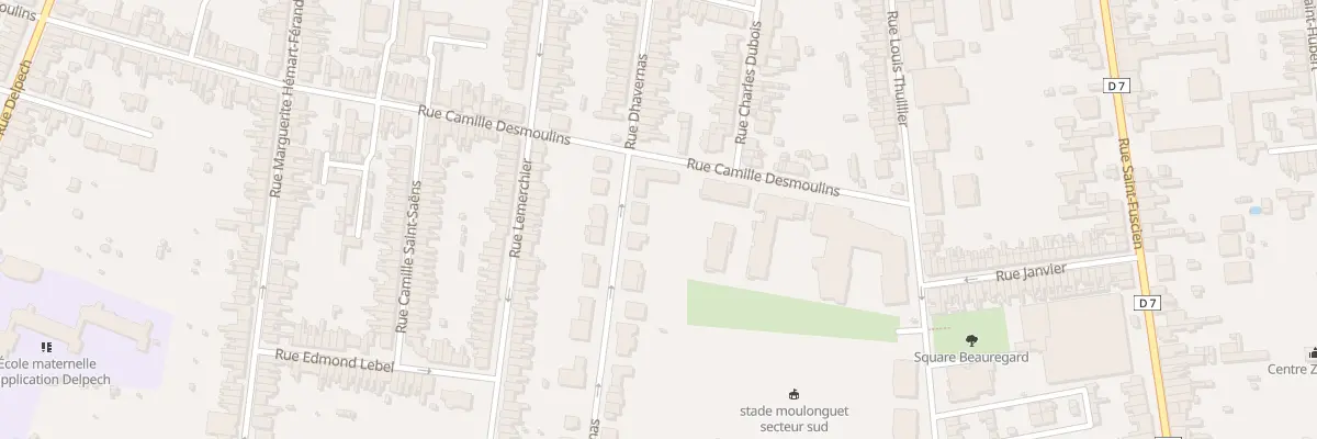 Plan du 103 Rue Dhavernas à Amiens