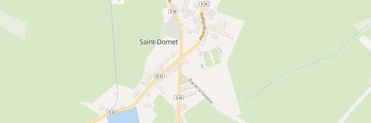 Plan du 5 Rue du Chateau à Saint-Domet