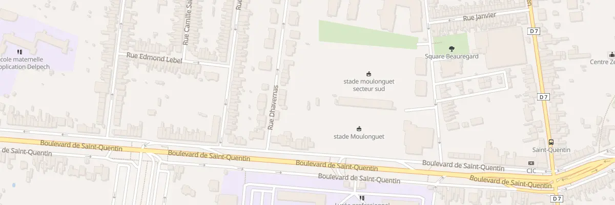 Plan du 189 Bd Saint-Quentin à Amiens