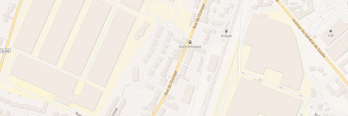 Plan du 32 Rue de l’Europe à Arques