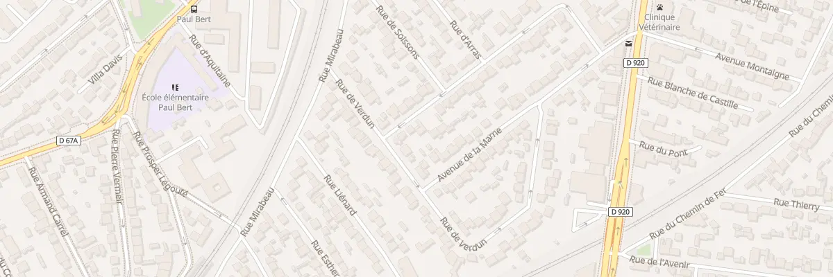 Plan du 41 Rue de Reims à Antony