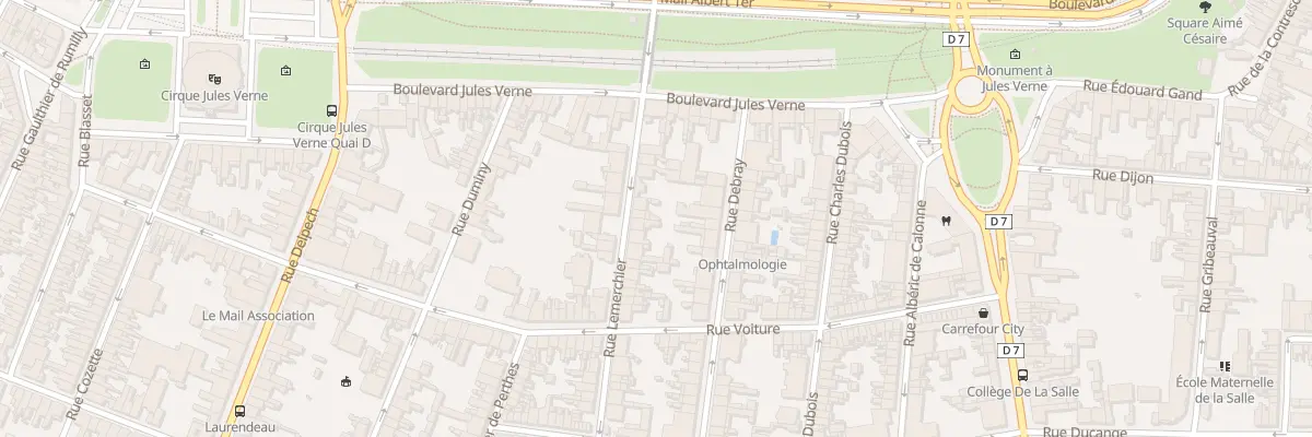 Plan du 9 Rue Lemerchier à Amiens