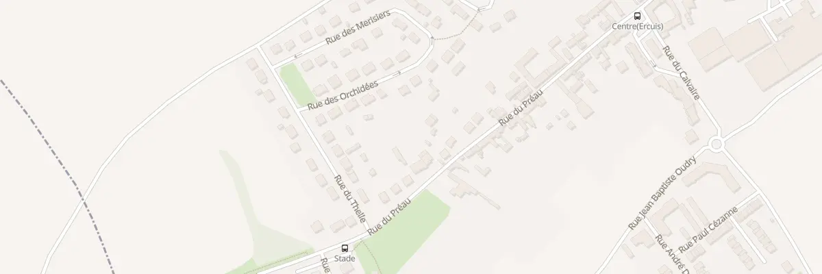 Plan du 334 Rue du Préau à Ercuis