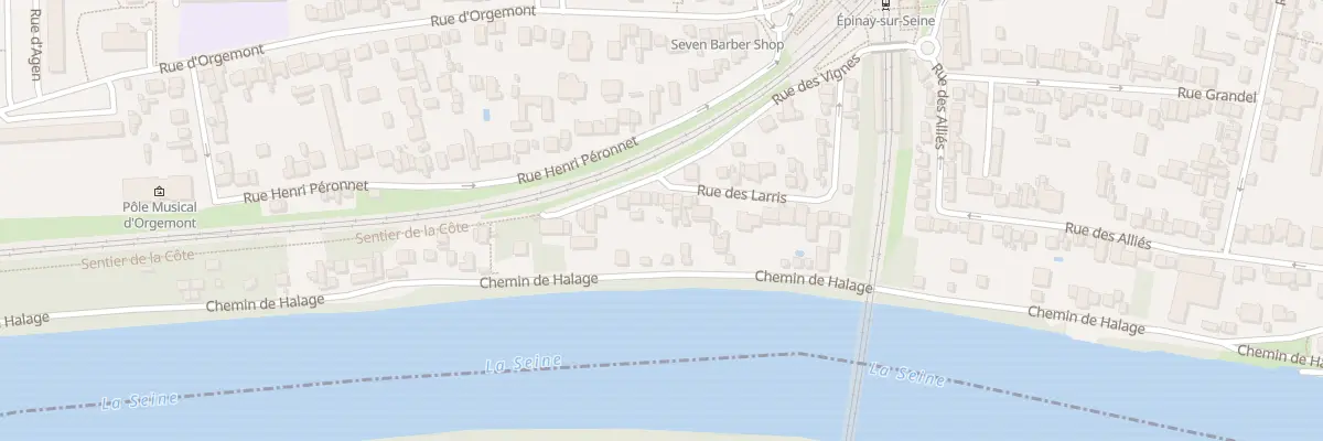 Plan du 29 Rue des Larris à Épinay-sur-Seine
