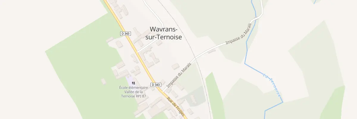 Plan du 3 Imp du Marais à Wavrans-sur-Ternoise