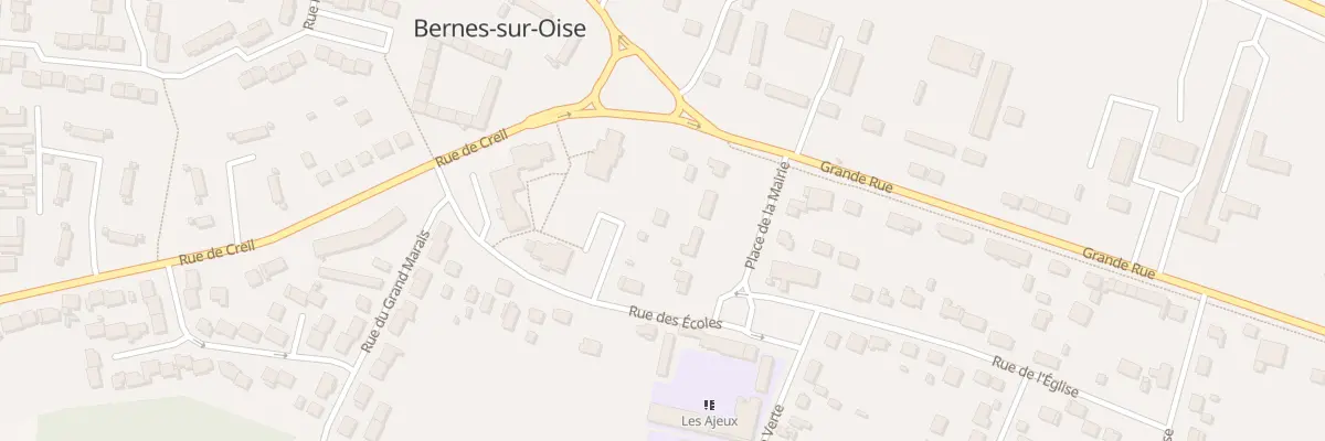 Plan du 8B Pl de la Mairie à Bernes-sur-Oise