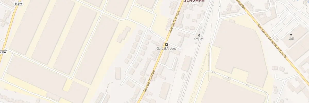 Plan du 24 Rue de l’Europe à Arques