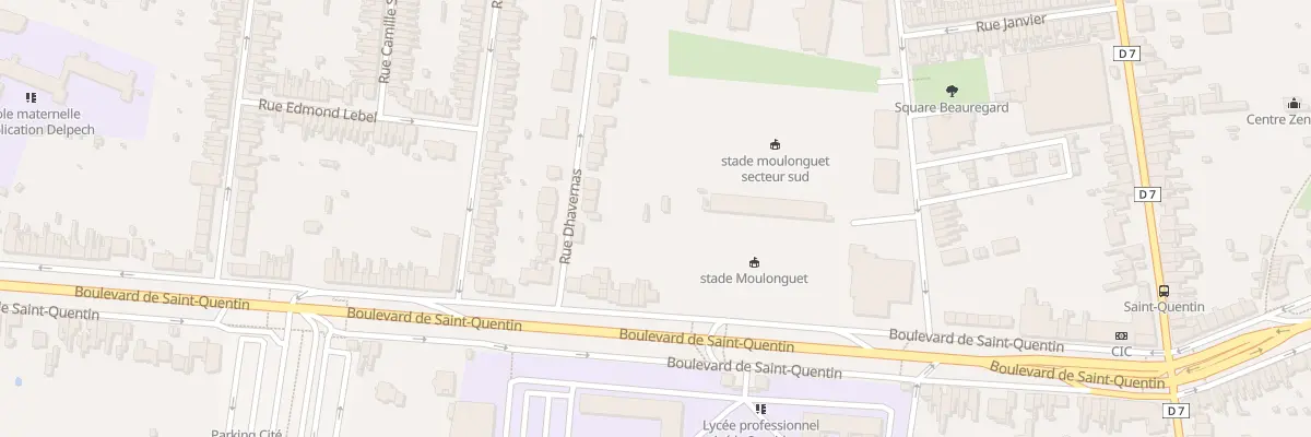 Plan du 191 Bd Saint-Quentin à Amiens
