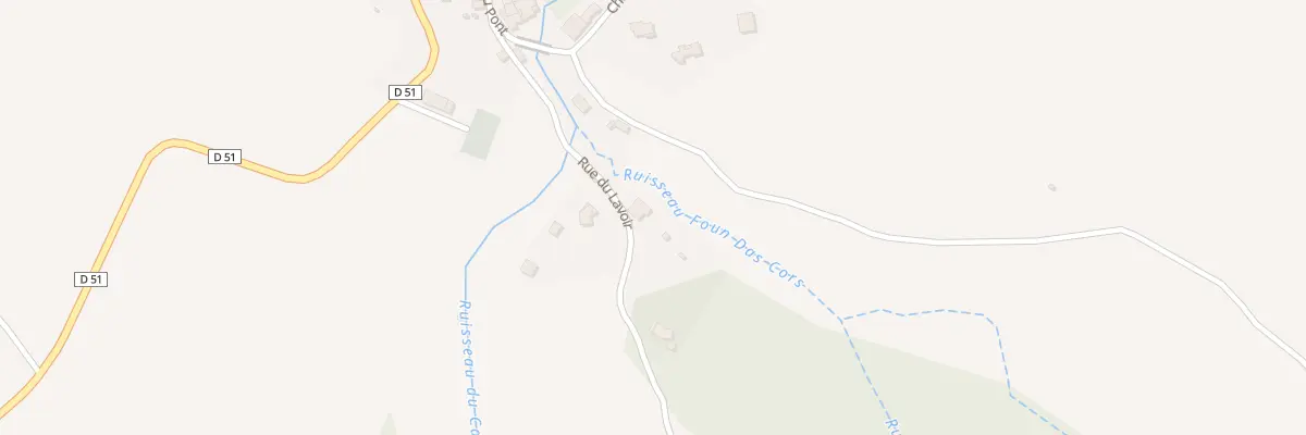 Plan du 1 Rue du Lavoir à Villar-Saint-Anselme