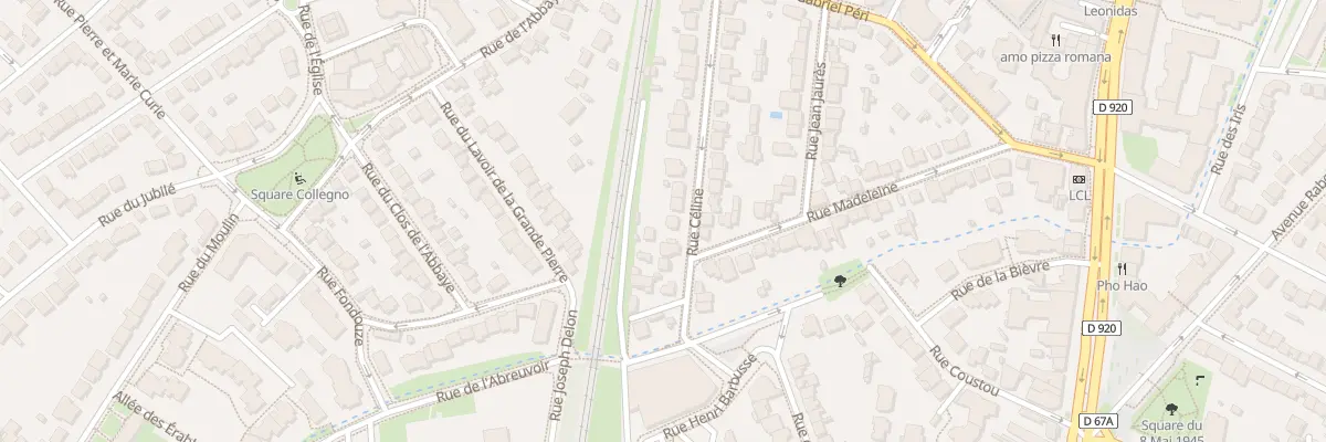 Plan du 32 Rue Celine à Antony