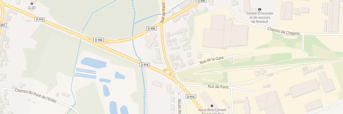 Plan du 57 Rue de Paris à Breteuil