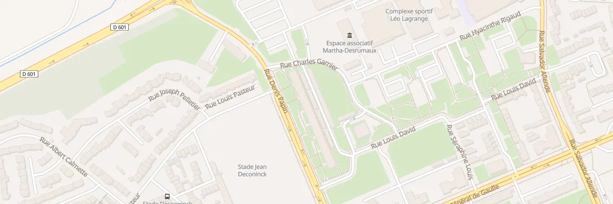 Plan du 14 Rue Denis Papin à Grande-Synthe