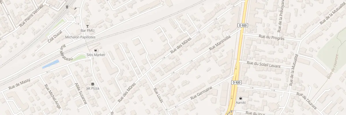 Plan du 37 Rue des Mûres à Antony
