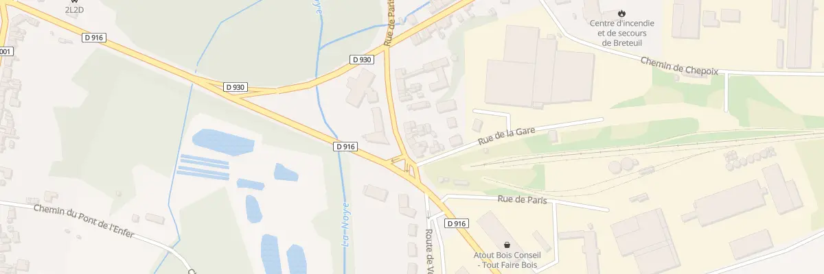 Plan du 61 Rue de Paris à Breteuil