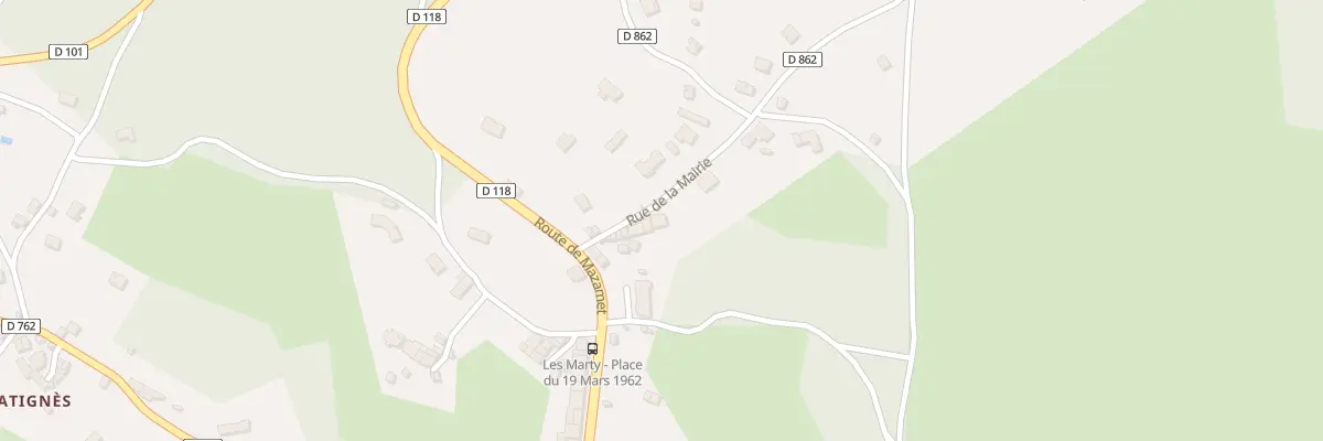 Plan du 32 La Bartassade aux Martys