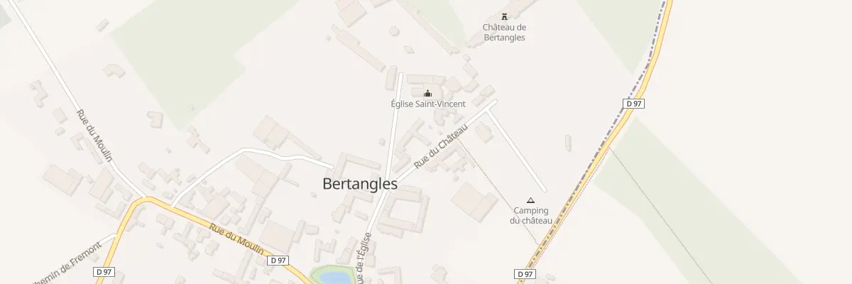 Plan du 5 Rue du Château à Bertangles