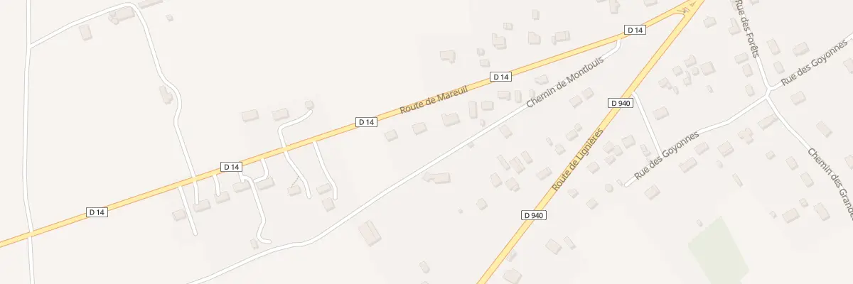 Plan du 17 Rte de Mareuil à Venesmes