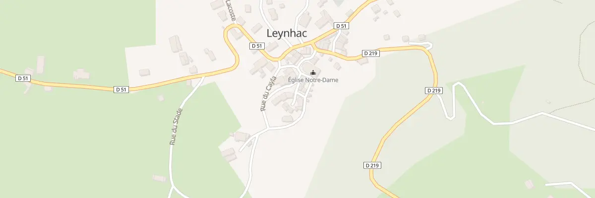 Plan du 5045 Le Bourg à Leynhac