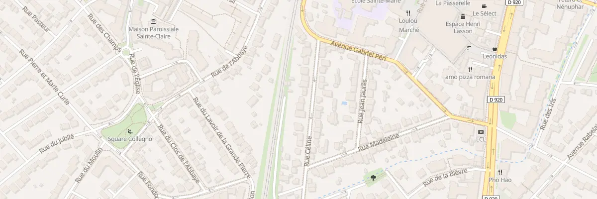 Plan du 18 Rue Celine à Antony