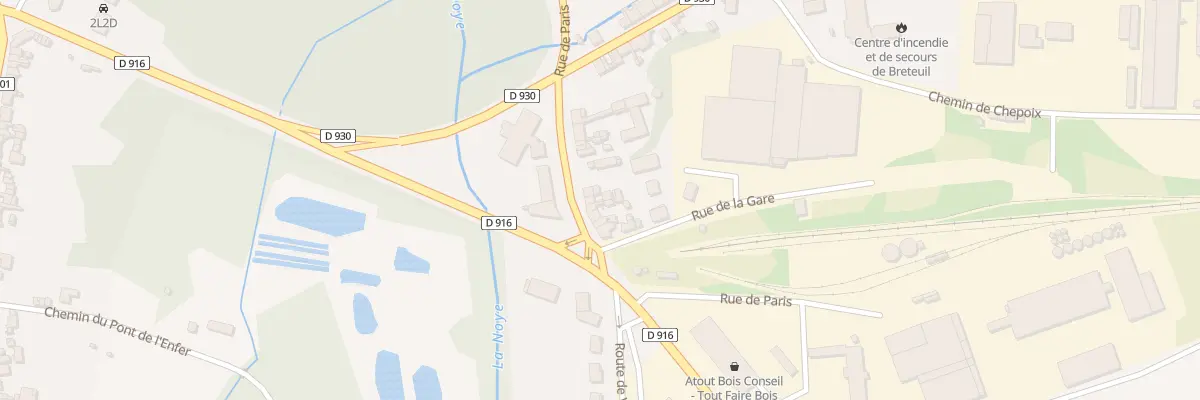 Plan du 59 Rue de Paris à Breteuil