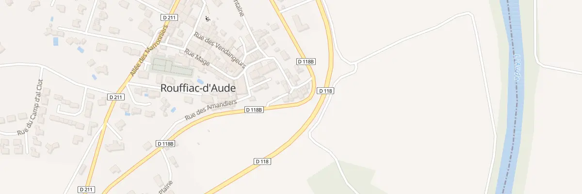 Plan du 7 Rue des Remparts à Rouffiac-d’Aude
