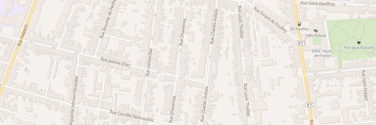 Plan du 21 Rue Dhavernas à Amiens