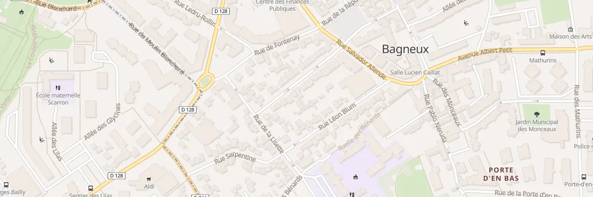 Plan du 11 Rue Division Leclerc à Bagneux